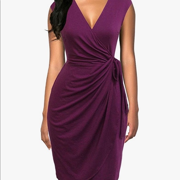 Magenta Formal Dress - Picture 1 of 5
